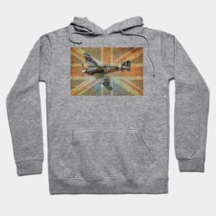 Hawker Hurricane and Union Jack Hoodie